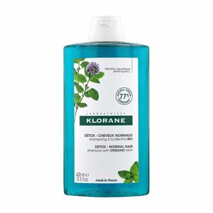 Klorane Capelli Klorane Menta Acquatica - Shampoo Detox Capelli Esposti all'Inquinamento, 400ml
