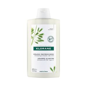 Klorane Capelli Klorane Latte D'Avena - Shampoo Ultra-Dolce per Tutti i Tipi di Capelli, 400ml