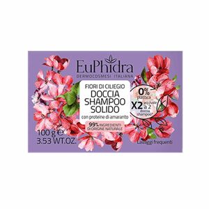 EuPhidra Capelli Euphidra Floreali - Doccia Shampoo Solido ai Fiori di Ciliegio, 100g