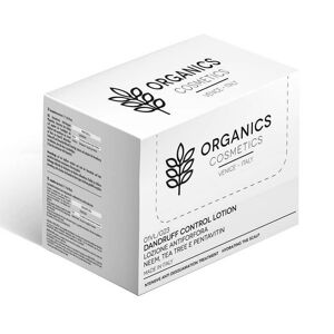 Organics Cure - Dandruff Control Lotion Lozione Anti-Forfora, 6 fiale