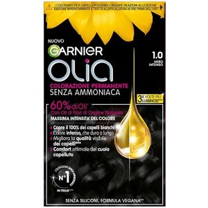 Garnier Olia - Colorazione Permanente Senza Ammoniaca Nero Intenso 1.0