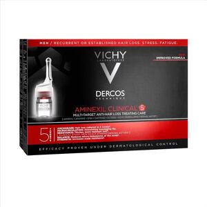 Vichy Dercos - Aminexil Trattamento Anticaduta Uomo, 42 Fiale x 6ml
