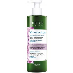 Vichy Dercos Nutrients - Vitamin Shampoo Illuminante Capelli Voluminosi, 250ml