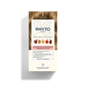 Phyto color 8 Biondo Chiaro Colorazione Permanente Senza Ammoniaca