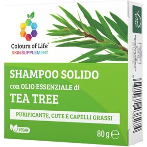 Optima Shampoo Solido con Olio Tea Tree 80 Gr