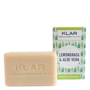 KLAR Shampoo solido alla citronella e all'aloe vera 100 g