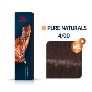 Wella Koleston Perfect ME+ Pure Naturals 4/00 Marrone medio naturale intensivo, 60 ml