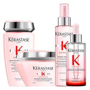 Kérastase Genesis BUNDLE THICK HAIR (Shampoo 250 ml + Maschera per capelli 200 ml + Leave-In 150 ml + Siero 90 ml)