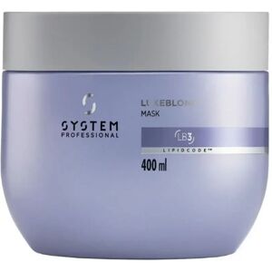 System Professional LuxeBlond Maschera antigiallo LB3, 400ml