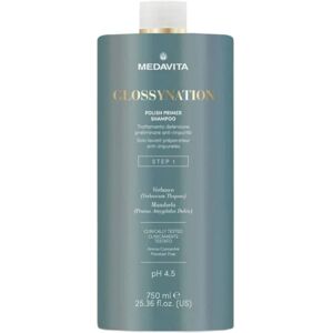 Medavita Glossynation Polish Primer Shampoo Laminazione Capelli 750ml