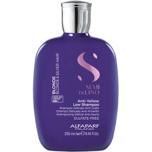 Alfaparf Milano Semi Di Lino Blonde Shampoo Anti Giallo Per Capelli Biondi E Silver 250 ml