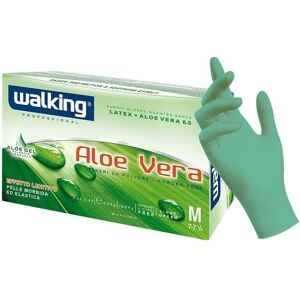 WALKING Guanti Lattice Aloe Vera M 100 Pz