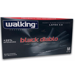 Guanti Walking Black Diablo 100 Pz M