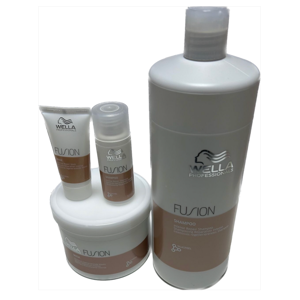 Shampoo Wella Lt Fusion Piu' Maschera Fusion 150 Ml Piu' Shampoo 50 Ml Fusion E Conditioner 50 Ml Fusion