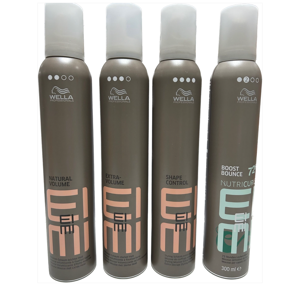 Mousse Eimi Wella  300 Ml Natural Volume,Extra Volume,Boost Bounce,Shape Control