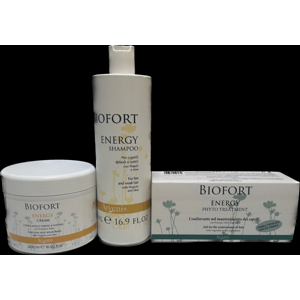 Kit Biofort Energy Con Shampoo 500 Ml Energy Maschera 500 Ml Energy Piu' Fiali Energy Phyto Treatment 10x10 Ml