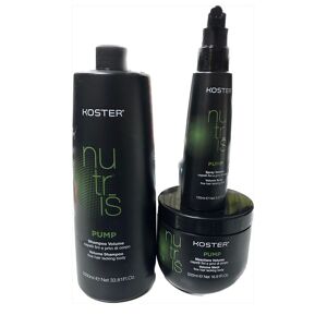 Kit Volume Koster Con Shampoo Lt Maschera 500 Ml E Spray Volume 150 Ml