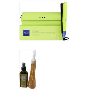 Piastra Ghd Chronos Lime Verde Con Pochette Piu'Olio Sublime Argan 100 Ml Piu' Spray Ristrutturante Kidness 150 Ml