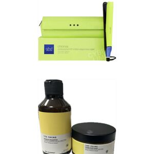 Piastra Ghd Chronos Lime Verde Con Pochette Piu' Shampoo Elgon Yes Shine 250ml E Maschera 250 Ml