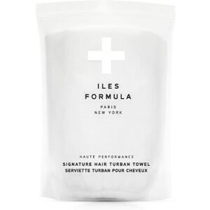 ILES FORMULA Hair Turban Towel White - Asciugameno In Spugna Bianco