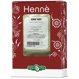 Erba Vita Henne Color Cap.Nero 100g Ebv