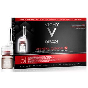 Vichy (l'oreal italia spa) VICHY DERCOS AMINEXIL INTENSIVE 5 UOMO TRATTAMENTO ANTI-CADUTA MULTI-AZIONE 21 FIALE