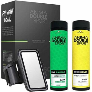 Anima Double Sport Men Shampoo E Bagnoschiuma Per Atleti 2 Flaconi Da 400ml