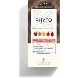 Phyto Phytocolor Kit Colorazione Capelli 6.77 Marrone Chiaro Cappuccino