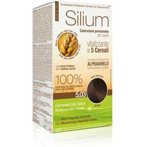 Silium Colorazione Permanente Capelli Crema Noce Moscata 5.03