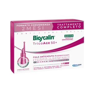 Bioscalin Tricoage 50+ Trattamento Anticaduta Ridensificanti 16 Fiale