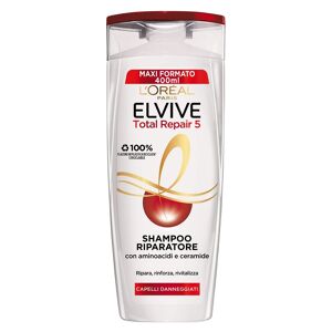 Elvive Shampoo Total Repair 5 Capelli Danneggiati 400ml