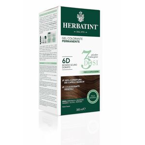 Herbatint Gel Colorante Permanente 3 Dosi 6d Biondo Scuro Dorato 300ml