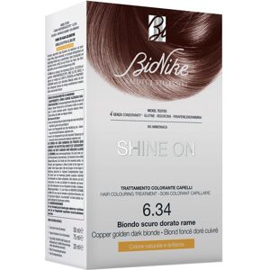 SHINE ON TRATTAMENTO COLORANTE CAPELLI BIONDO SCURO DORATO RAME 6.34 BIONIKE