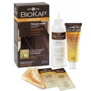 Bios Line Spa Biokap Nutricolor 7,1 New Biondo Svedese Tinta Tubo + Flacone - Colorazione Capelli