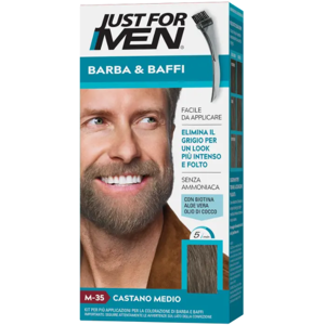 Combe Italia Just For Men - Barba&Baffi M35 Castano Medio 51g