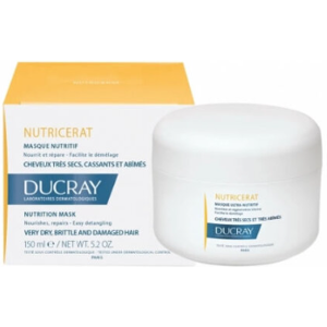 Pierre Fabre Ducray Nutricerat Maschera 150 ml - Trattamento Nutriente Intenso per Capelli Secchi e Danneggiati