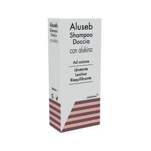 Skinius Aluseb Shampoo Doccia 125ml - Trattamento Detergente per la Pelle Sensibile