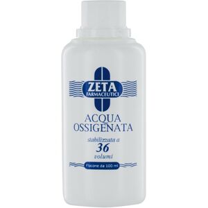 Zeta Farmaceutici Spa Acqua Ossigenata 36 Volumi 100ml - Acqua Ossigenata Stabilizzata per Schiarire e Disinfettare