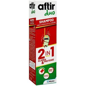 Viatris Italia Srl Aftir Duo Shampoo Antipidocchi 100 ml - Doppia Azione per l'Eliminazione Efficace dei Pidocchi