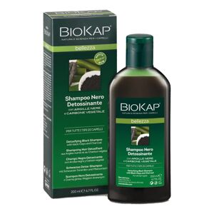 Bios Line Spa Biokap Shampoo Nero Detossinante 200ml - Purifica e Rivitalizza il Cuoio Capelluto