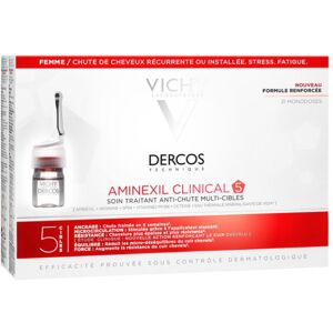 Vichy Dercos Aminexil Trattamento Anticaduta Donna 21 Fiale x 6 ml - Rinforza i capelli e riduci la caduta con efficacia