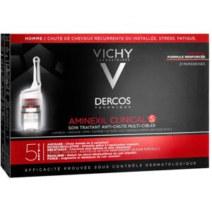 L'Oreal Vichy Dercos Aminexil Trattamento Anticaduta Uomo 21 Fiale x 6 ml - Riduci la caduta dei capelli con efficacia