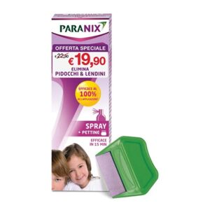 Perrigo Italia Srl Paranix Spray Trattamento Pidocchi e Lendini MDR TP 100ml, Rimedio Efficace per l'Eliminazione dei Pidocchi