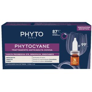 Phyto (Laboratoire Native It.) Phyto Phytocyane Fiale Donna Caduta Progressiva 12 Fiale da 5ml - Caduta Progressiva