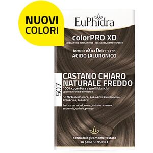 ZETA FARMACEUTICI SpA Euphidra Bellezza e Salute Tinta per Capelli ColorPro XD Colore 507 Castano Chiaro Naturale Freddo