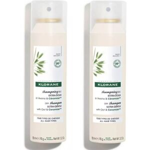 Klorane Shampoo Duo Secco Extra Delicato con Avena e Ceramidi 150 + 150 ml