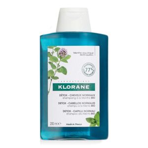 Klorane Shampoo Detox Menta Acquatica Bio Detox Anti-Inquinamento 200ml