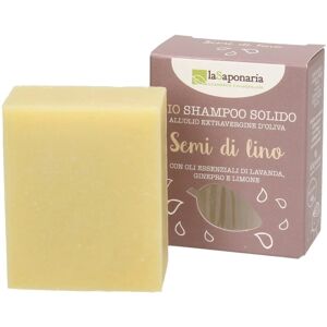 la saponaria Cosmetici solidi per capelli Shampoo Solido Semi Lino