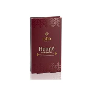 isha Henné e tinte vegetali Hennè del Rajasthan 100% Puro Rosso Intenso