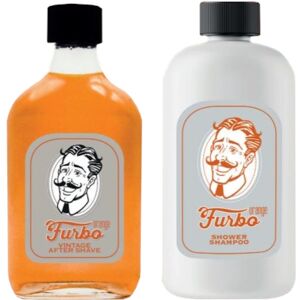 Furbo Lozione Dopobarba + Shower Shampoo Vintage Orange Confezione 200 ML Lozione Dopobarba + 500 ML Shower Shampoo